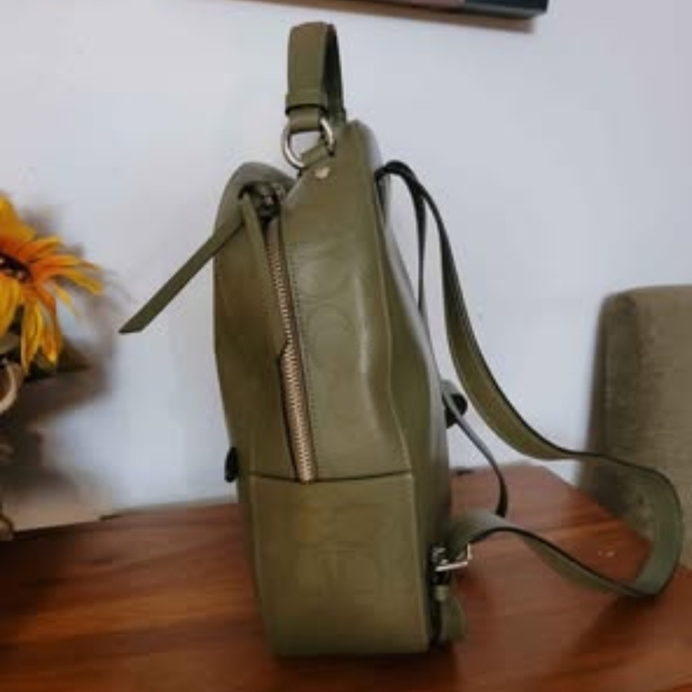 Coach Olive Green Backpack - image 3